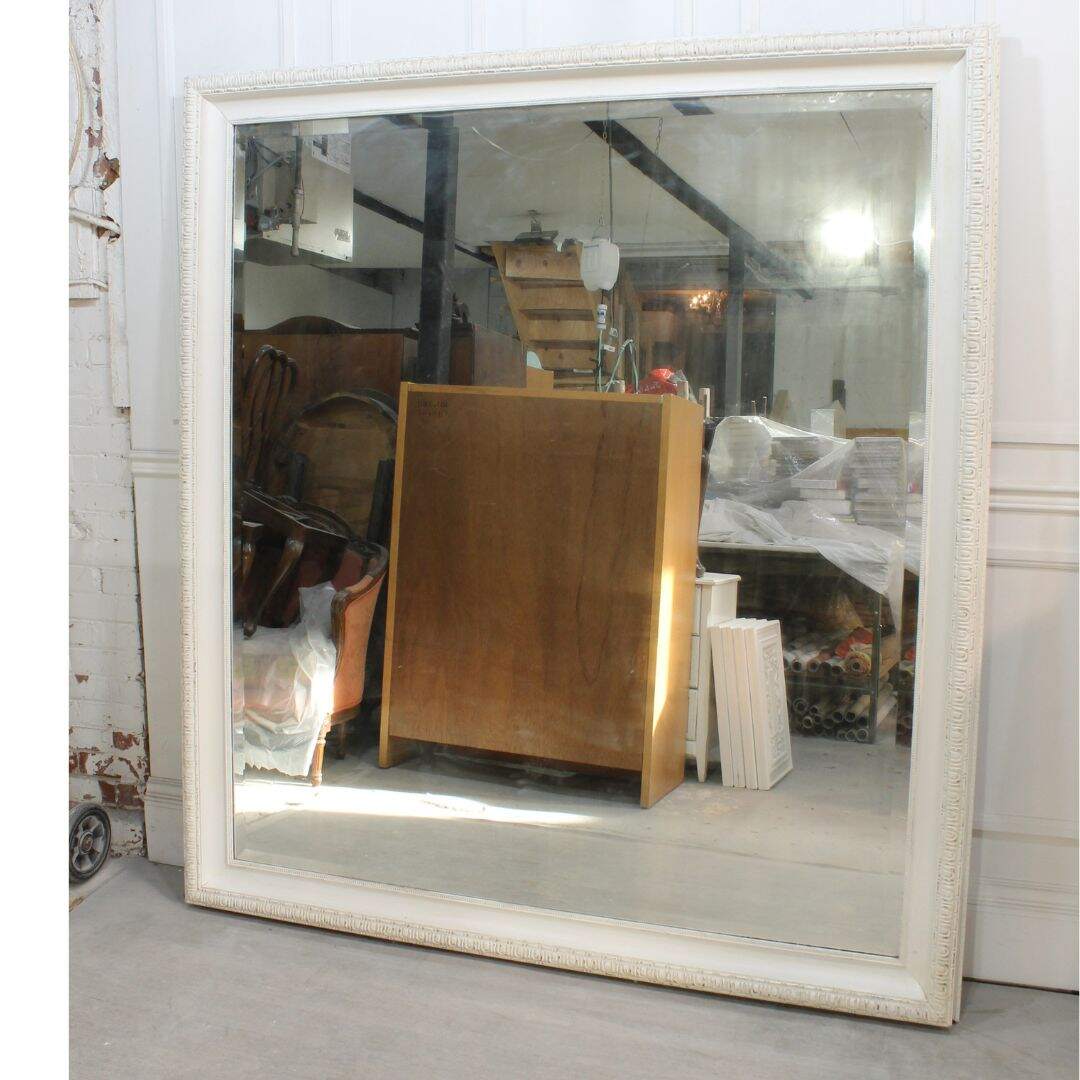 Oversized antique mirror