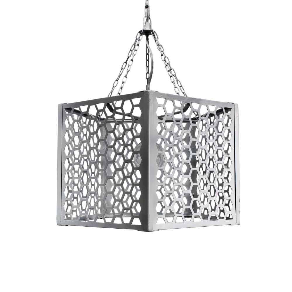 Châtelet Metal Hexagonal Light Fixture