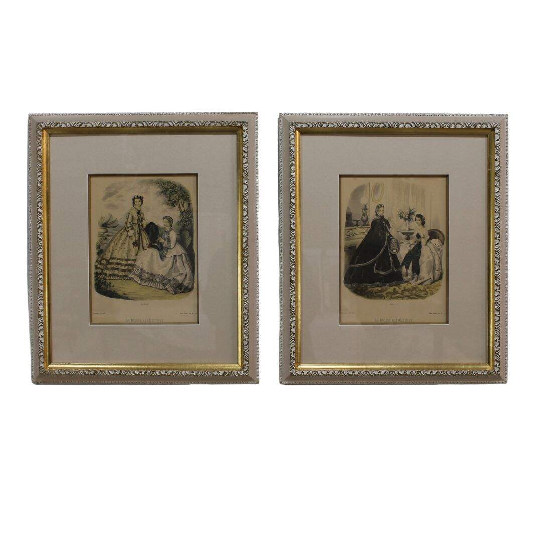 Pair of nicely framed Parisian prints